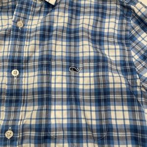 Vineyard Vines Plaid Long Sleeve Button Down Tucker Shirt Mens Large Classic Fit